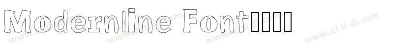 Modernline Font字体转换
